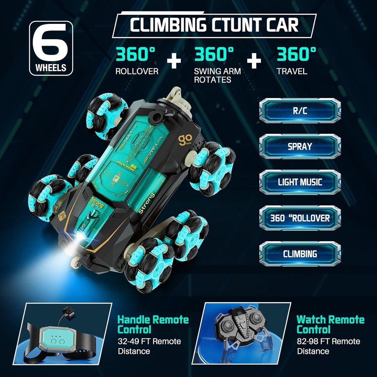 Climbing Stunt Car 1:24 product image 6