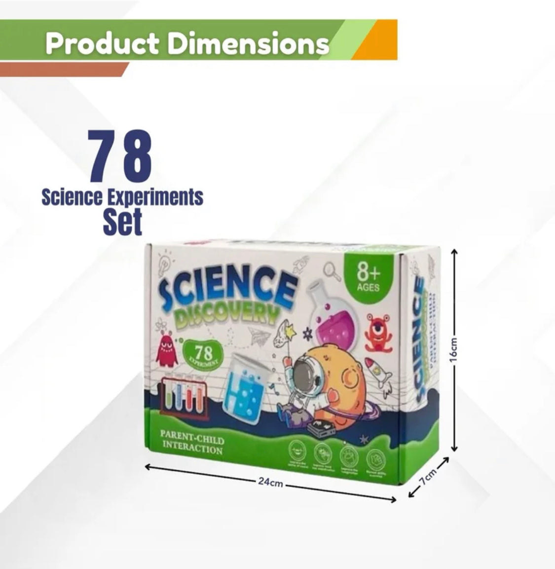 Science Discovery 78-in-1 Educational Experiment Kit