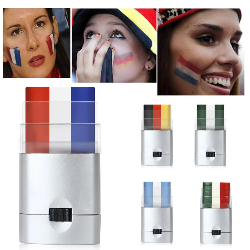 Multi-Color National Flag Face Paint Sticks (chose your team) – product image 3