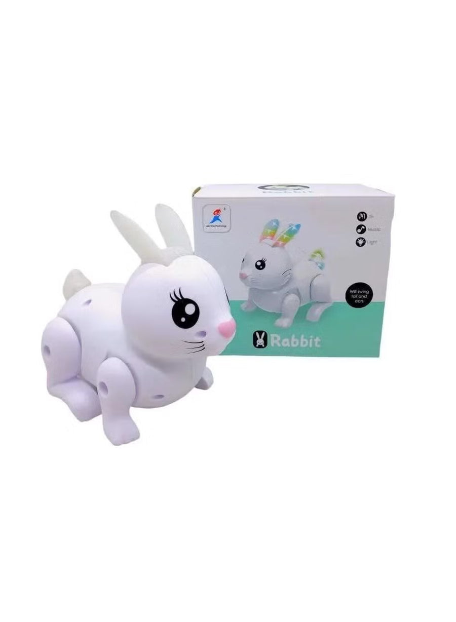 Interactive Jumping & Glowing Rabbit