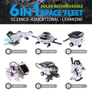 Generic 6-in-1 Educational Solar-Powered Space Fleet STEM Kit – product image 2
