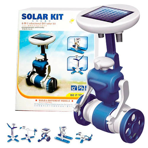 Fuel the Imagination — 6-in-1 Educational Solar-Powered Robotics STEM Kit