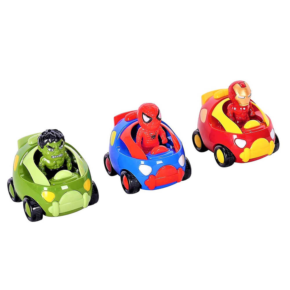 Super Hero Moving Head Friction Cars 1:24 product image 3