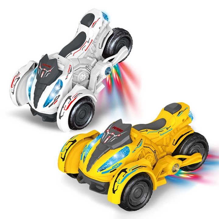 full 360° Rotation Motorbike with sound and light toy product image 1