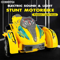 full 360° Rotation Motorbike with sound and light toy product image 4