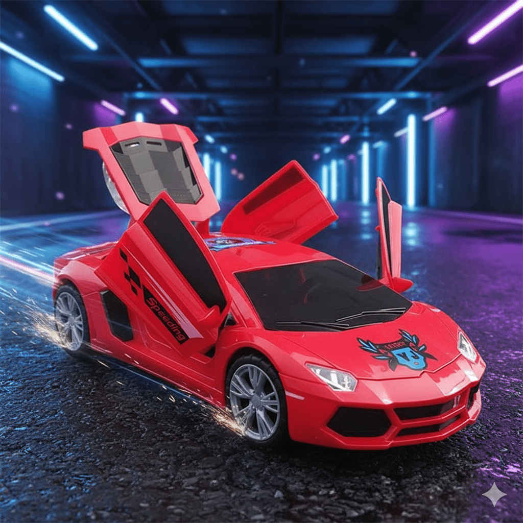 Super Car with 360° Stunt Rotation 3D 1:24 product image 5