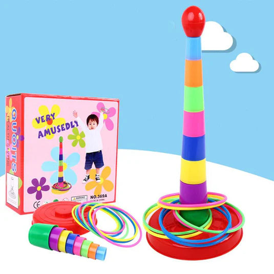 Swinging Circle Stacked Cup Toy