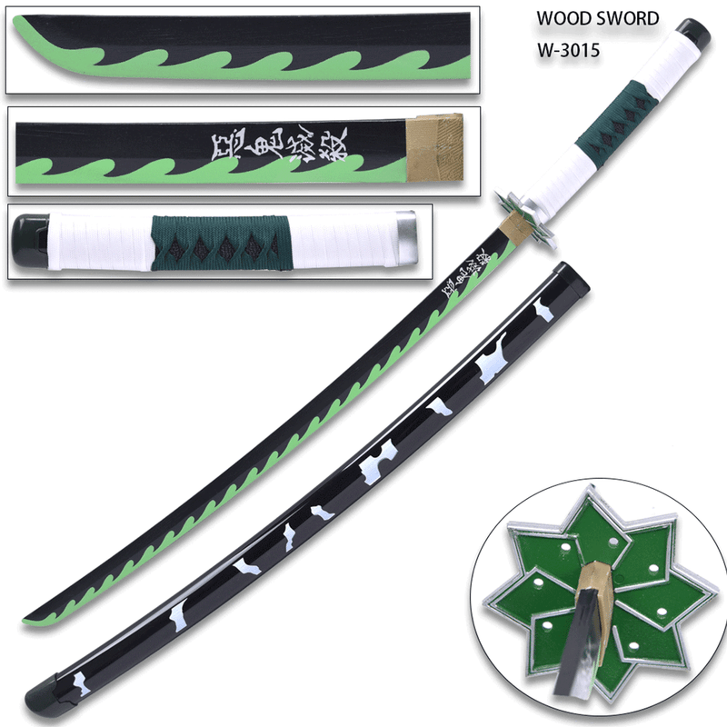 Sanemi Shinazugawa's Green Nichirin Katana Demon slayer