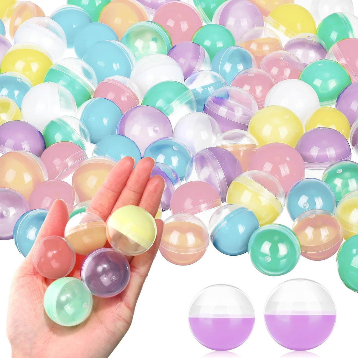 Empty Gashapon Toy Capsules Set