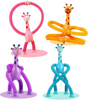 Giraffe Pop Tube Suction Cup Toy Set