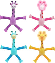 Giraffe Pop Tube Suction Cup Toy Set
