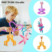 Giraffe Pop Tube Suction Cup Toy Set