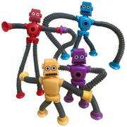 Robot Pop Tube Suction Cup Toy Set