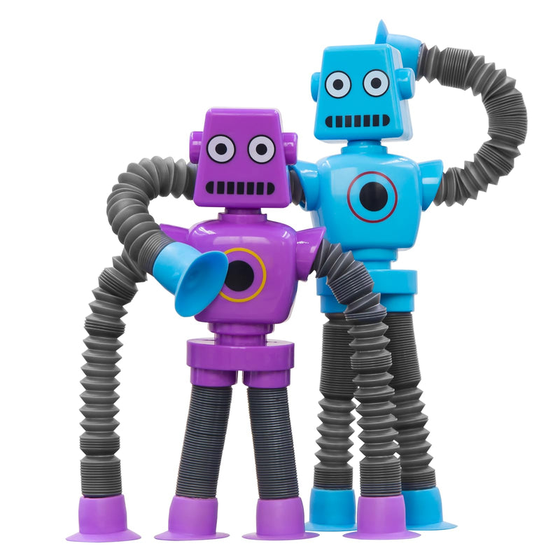 Robot Pop Tube Suction Cup Toy Set