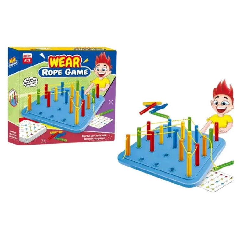 Wear Rope Game Educational Puzzle Board