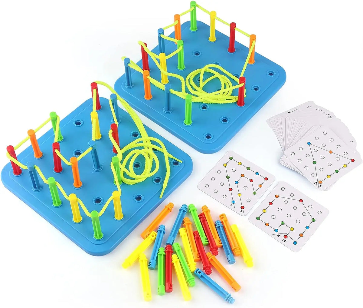 Wear Rope Game Educational Puzzle Board