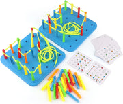 Wear Rope Game Educational Puzzle Board
