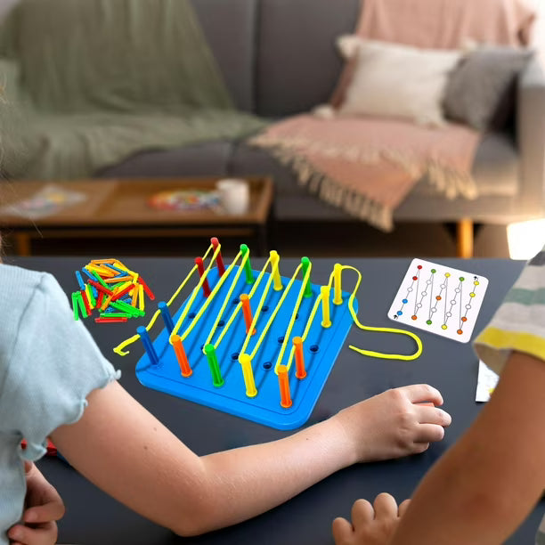 Wear Rope Game Educational Puzzle Board