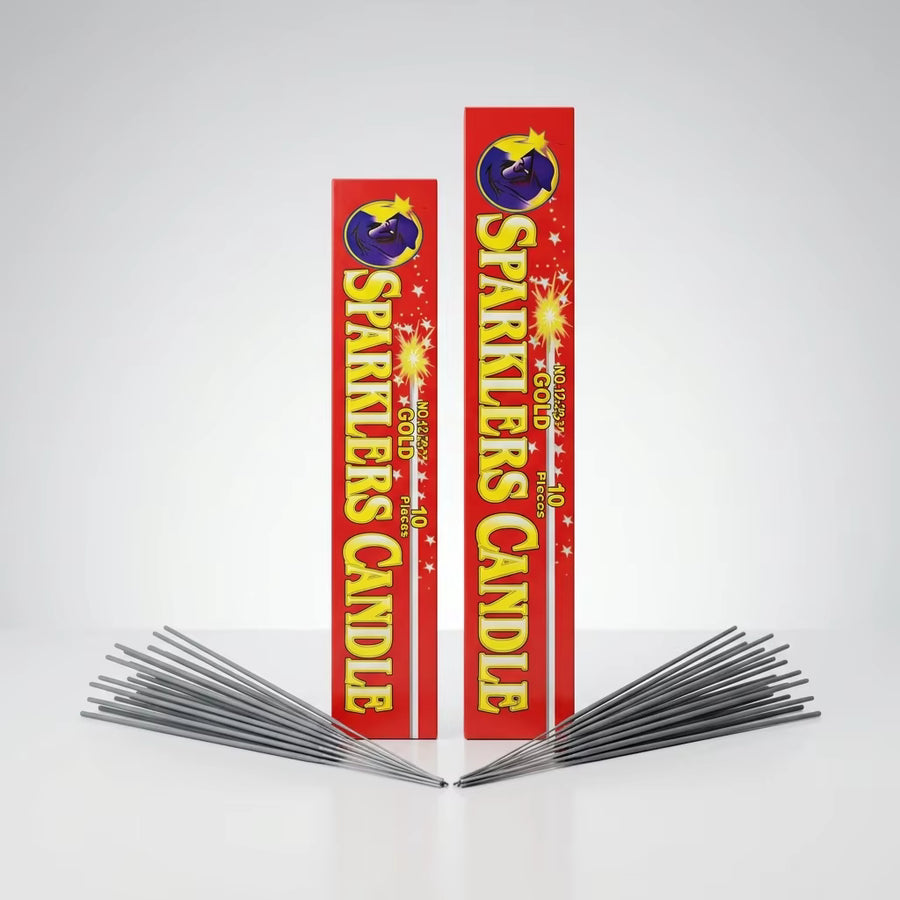 Golden Glow Sparklers Candle Set – product image 2