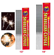 Golden Glow Sparklers Candle Set