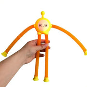 Round Head Pop Tube Robot Suction Cup Fidget Toy