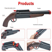 Double-Barrel Soft Bullet Toy Shotgun