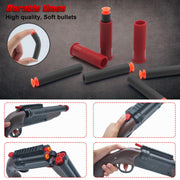 Double-Barrel Soft Bullet Toy Shotgun
