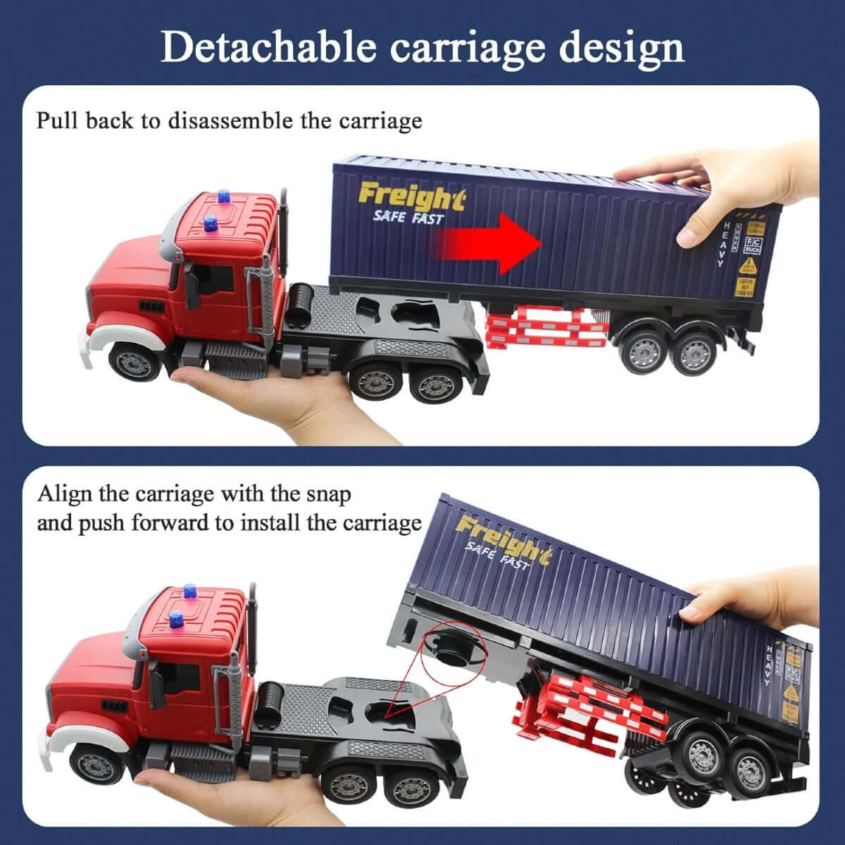 RC Semi-Truck & Trailer Set 1:24 product image 10