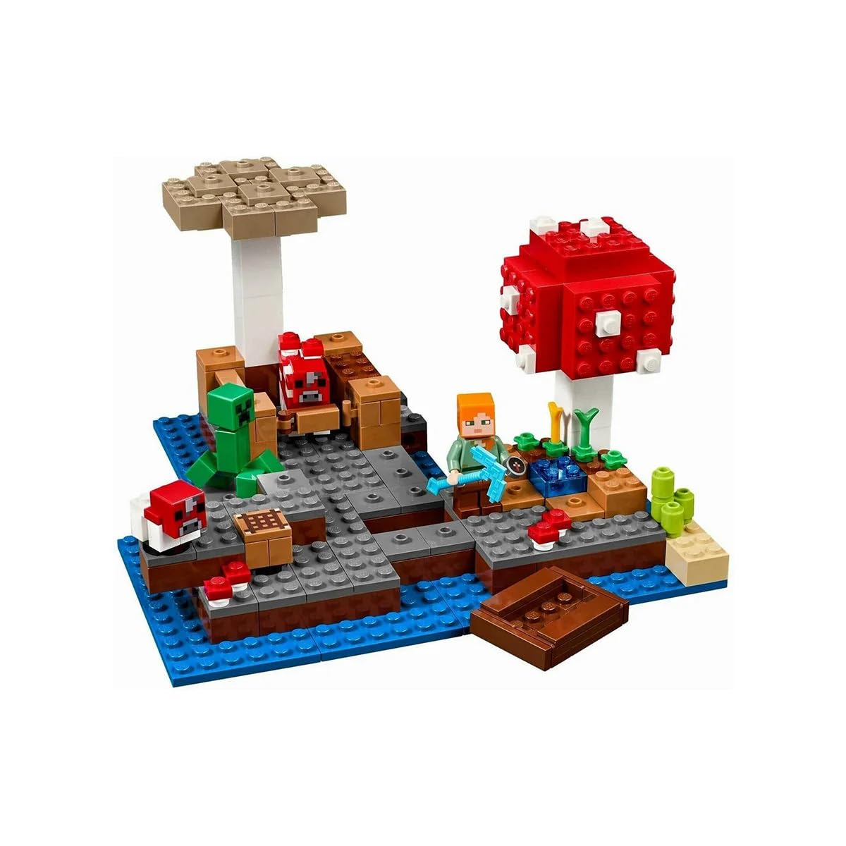 Brick My World Mushroom Island Construction Set