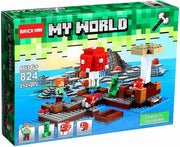 Brick My World Mushroom Island Construction Set