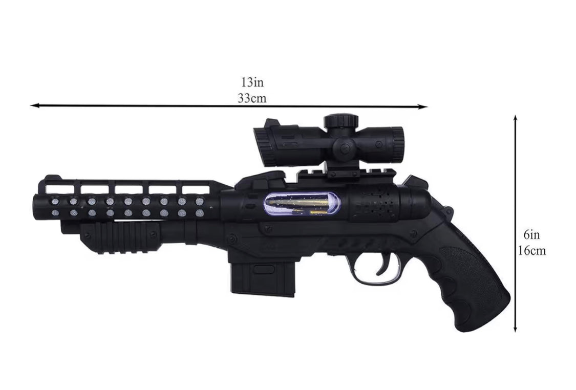 Electric Musical Double-Barrel Toy Blaster product image 2