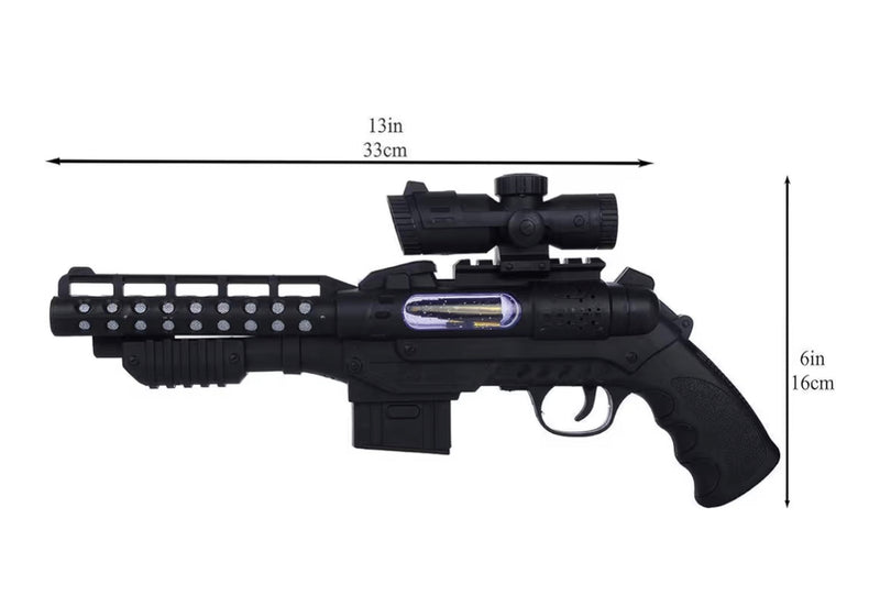 Electric Musical Double-Barrel Toy Blaster product image 2