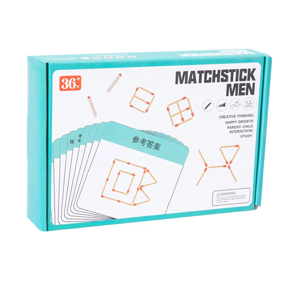 Matchstick Men Logic Puzzle Set