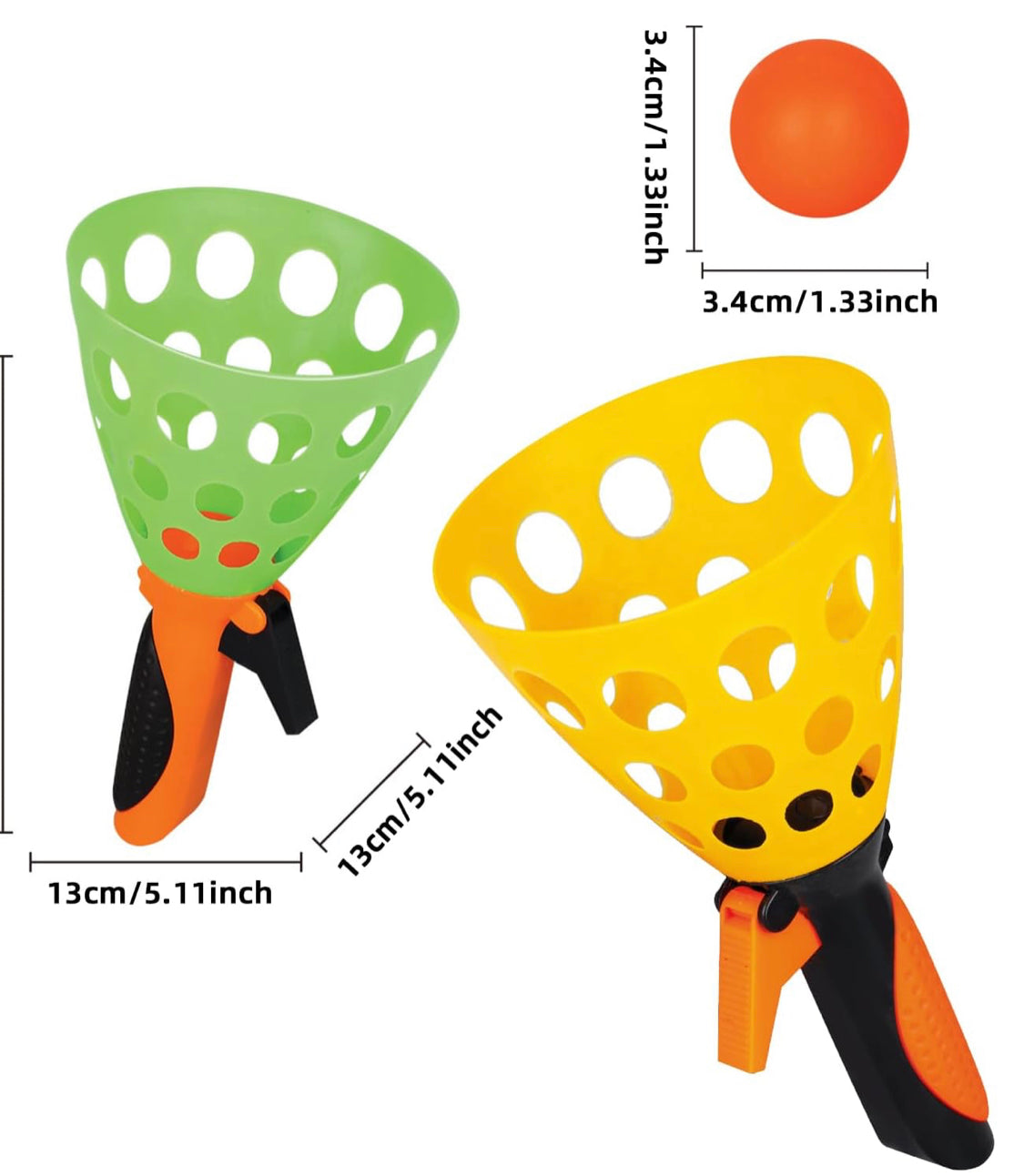 Pop and Catch Ball Launcher Game Set