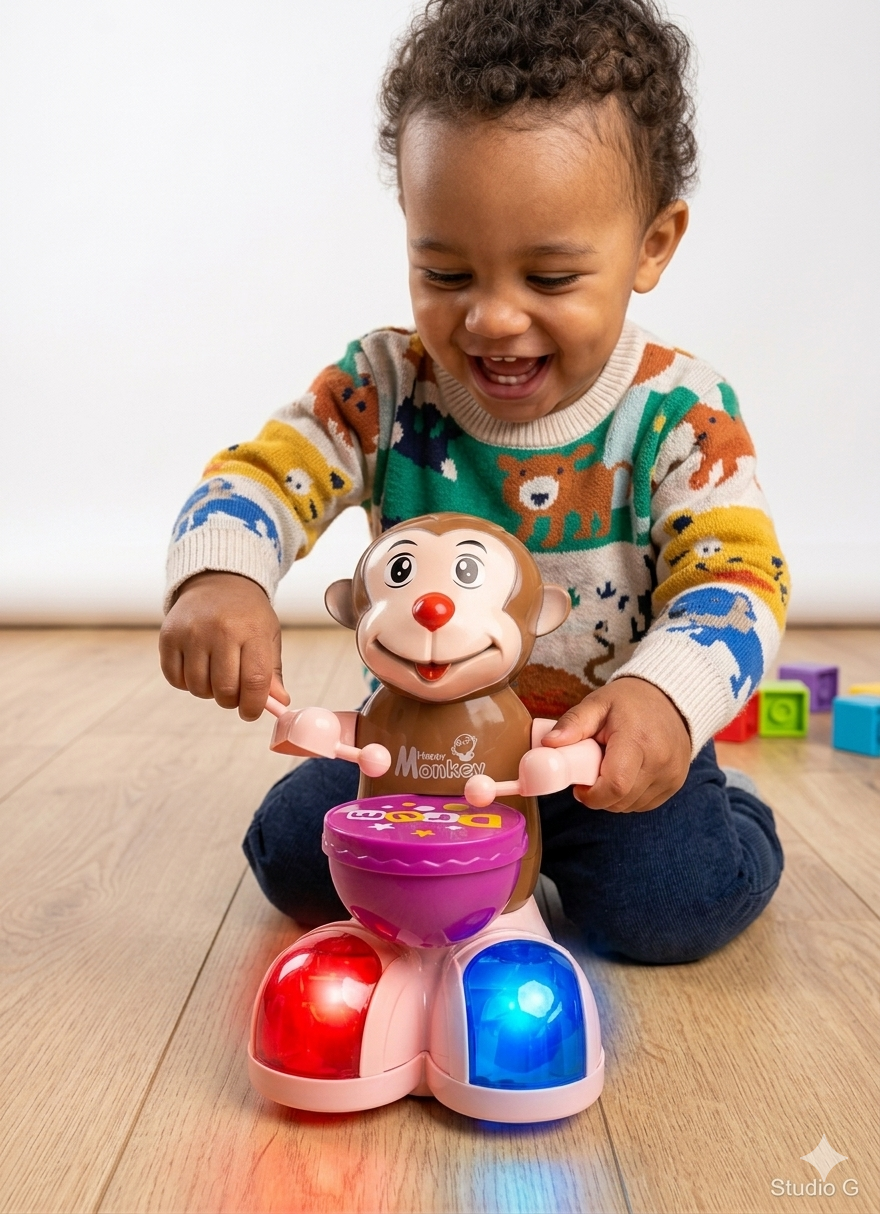 Funny Monkey Drummer Toy product image 2