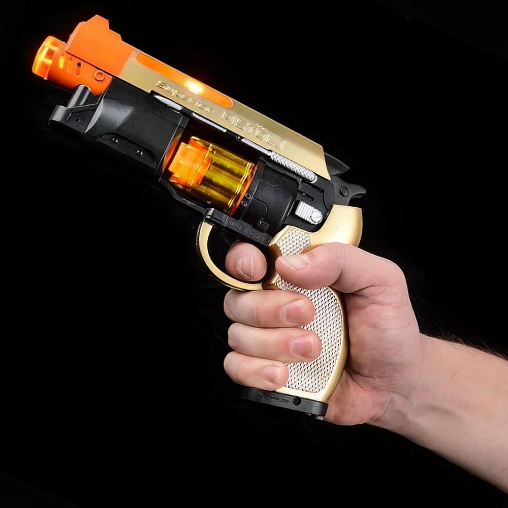 Superior Pistol LED Light & Sound Toy Revolver