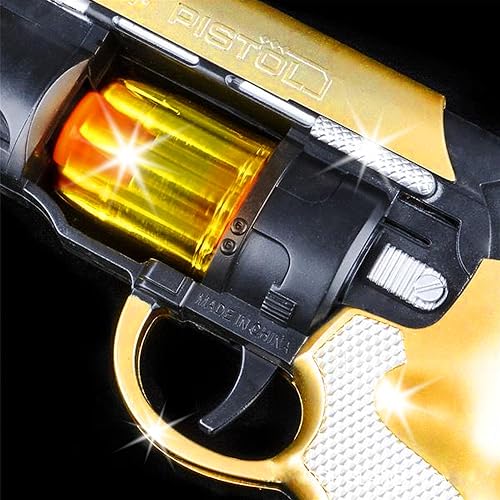 Superior Pistol LED Light & Sound Toy Revolver
