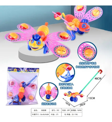 Butterfly Push-Along Toddler Toy