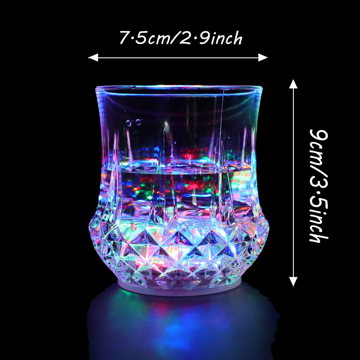 Liquid-Activated LED Blinking Glass