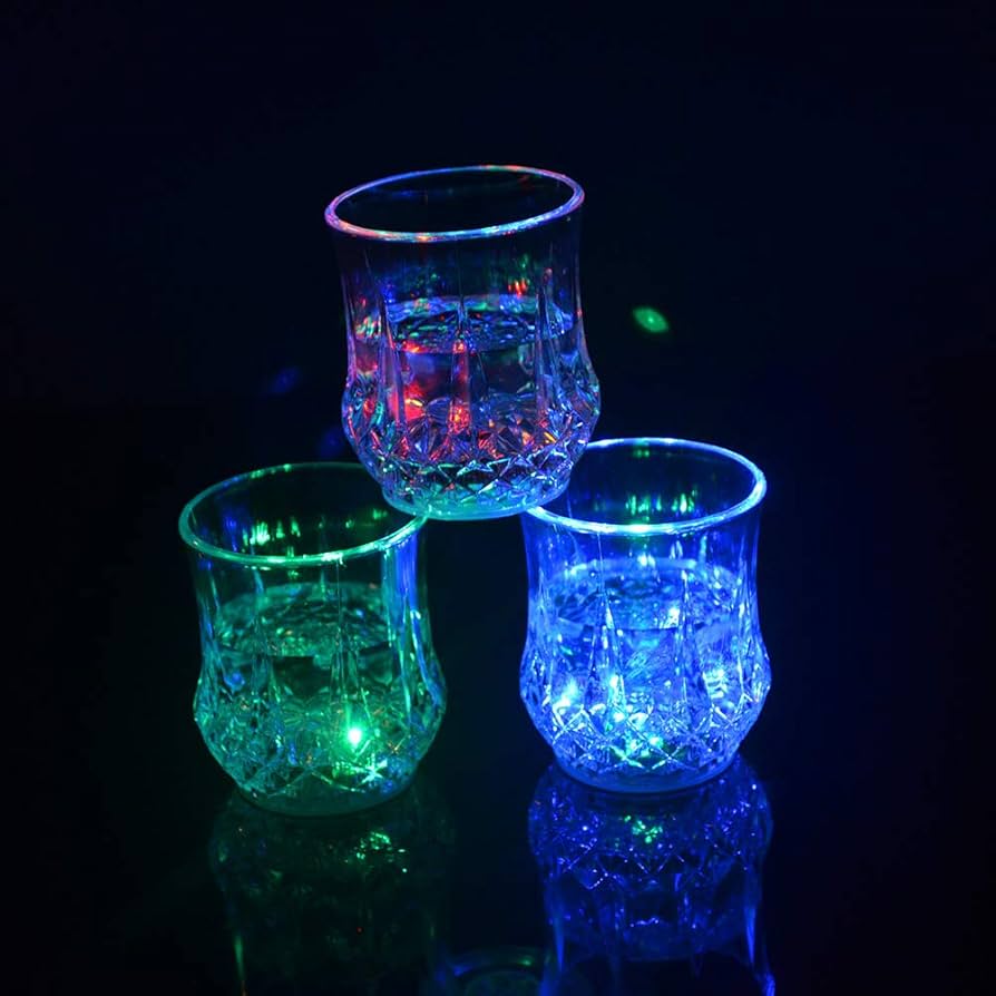 Liquid-Activated LED Blinking Glass