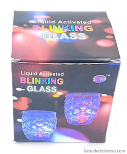 Liquid-Activated LED Blinking Glass