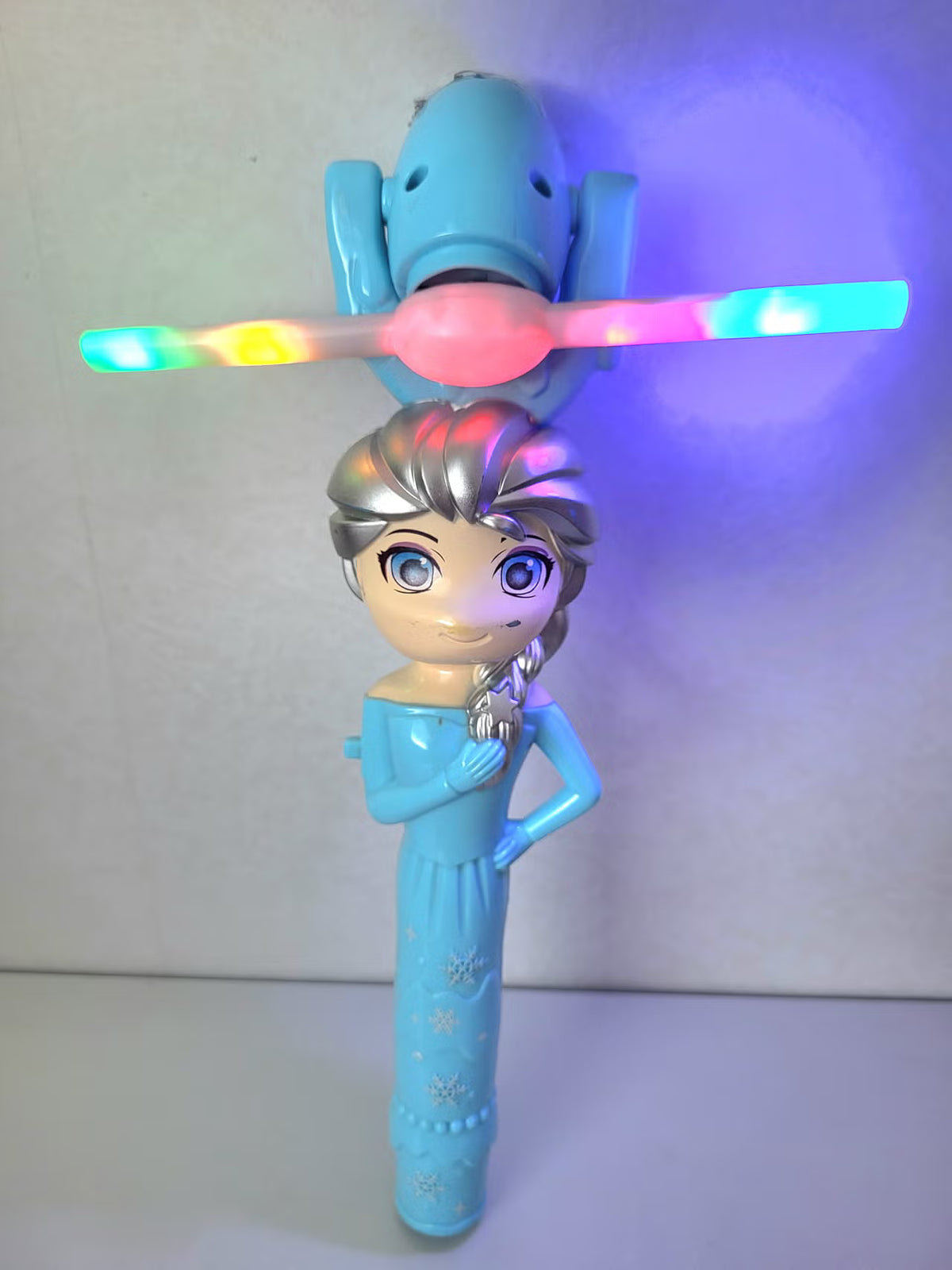 Frozen Ice Princess Light-Up Handheld Spinner Fan