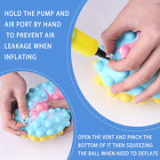Inflatable Pop Bubble American Football Fidget Toy Set – product image 4