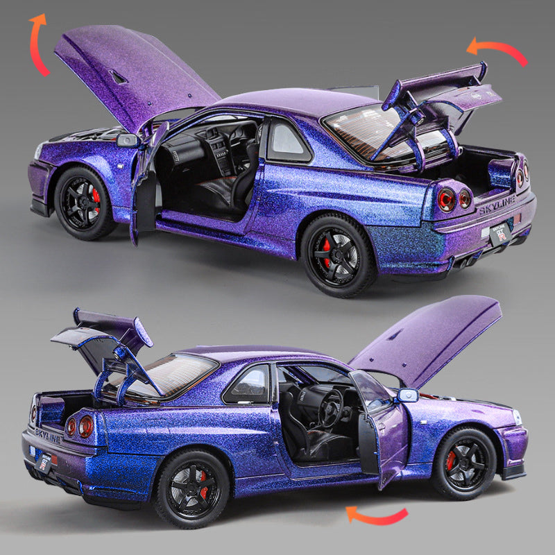 Nissan Skyline GT-R (R34) Die-Cast Model Set