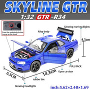 Nissan Skyline GT-R (R34) Die-Cast Model Set – product image 4