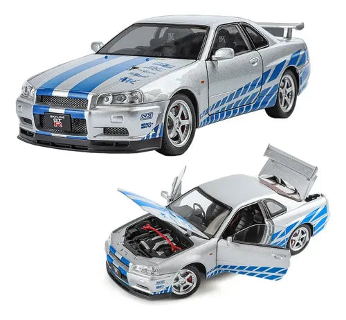 Nissan Skyline GT-R (R34) Die-Cast Model Set
