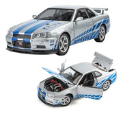Nissan Skyline GT-R (R34) Die-Cast Model Set