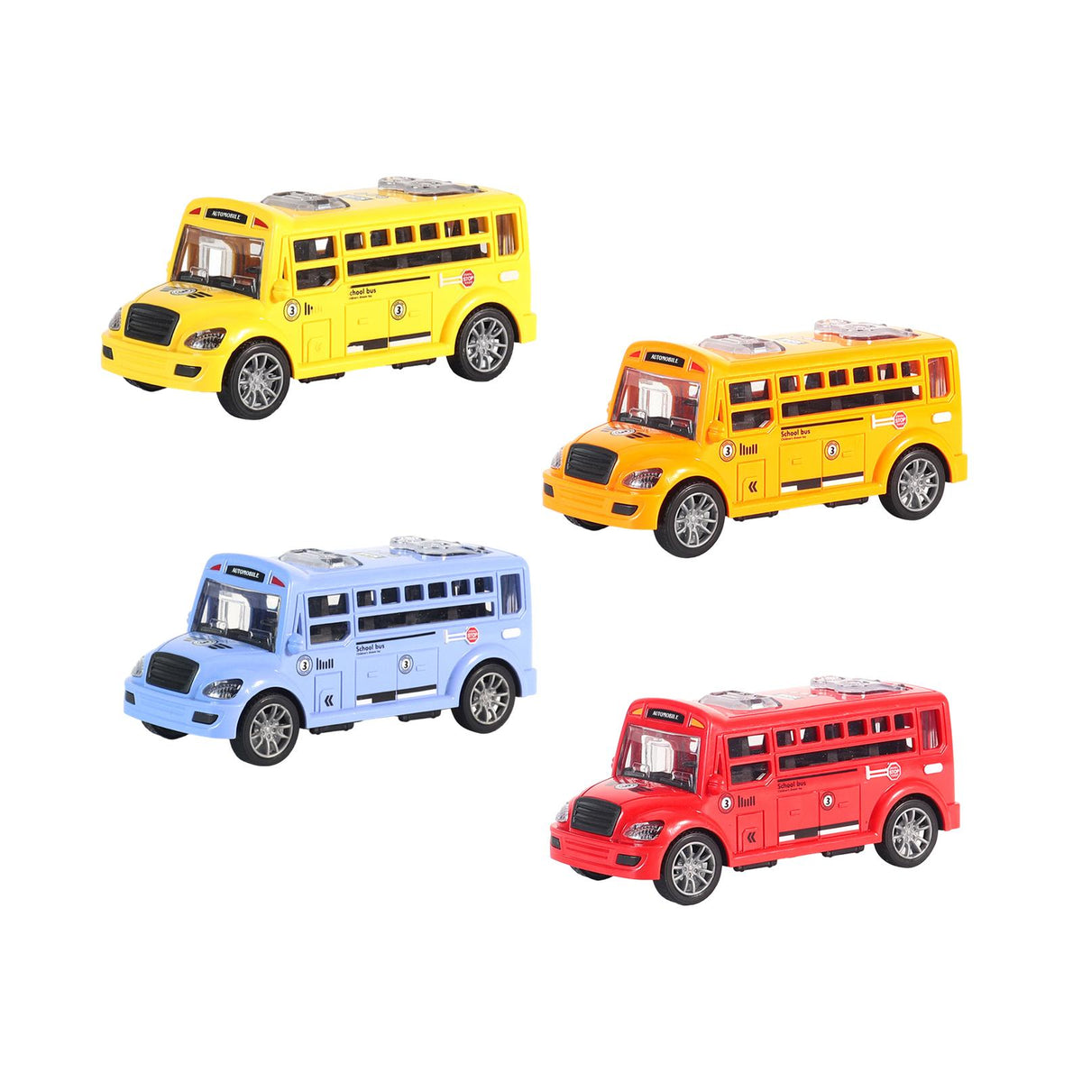 Classic School & City Bus Die-Cast Toy Vehicle