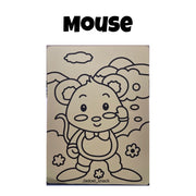 Kids DIY Colored Sand Painting Art Board Set