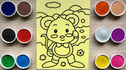 Kids DIY Colored Sand Painting Art Board Set